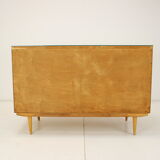 Mid-century upcycled cabinet on high gloss, 1960's
