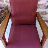 Armchair 50s style scandinavian 3 positions