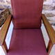 Armchair 50s style scandinavian 3 positions