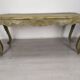 Louis XV style patinated console table