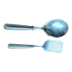 Silver plated hors d'oeuvre service