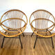 Rattan armchairs