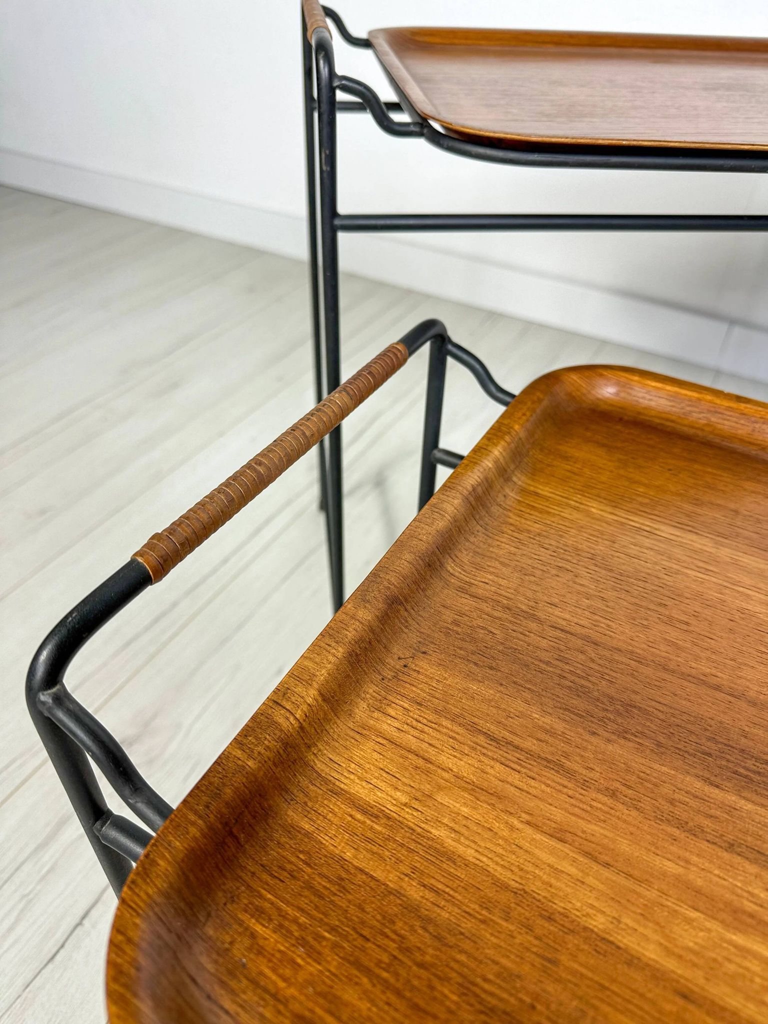 1960s Vintage Danish Teak Nesting Tables by Silva