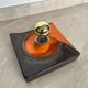 Pair of Midcentury Wall Lamp or Ceiling Flush Mount PAN, Ceramic, Germany, 1970s