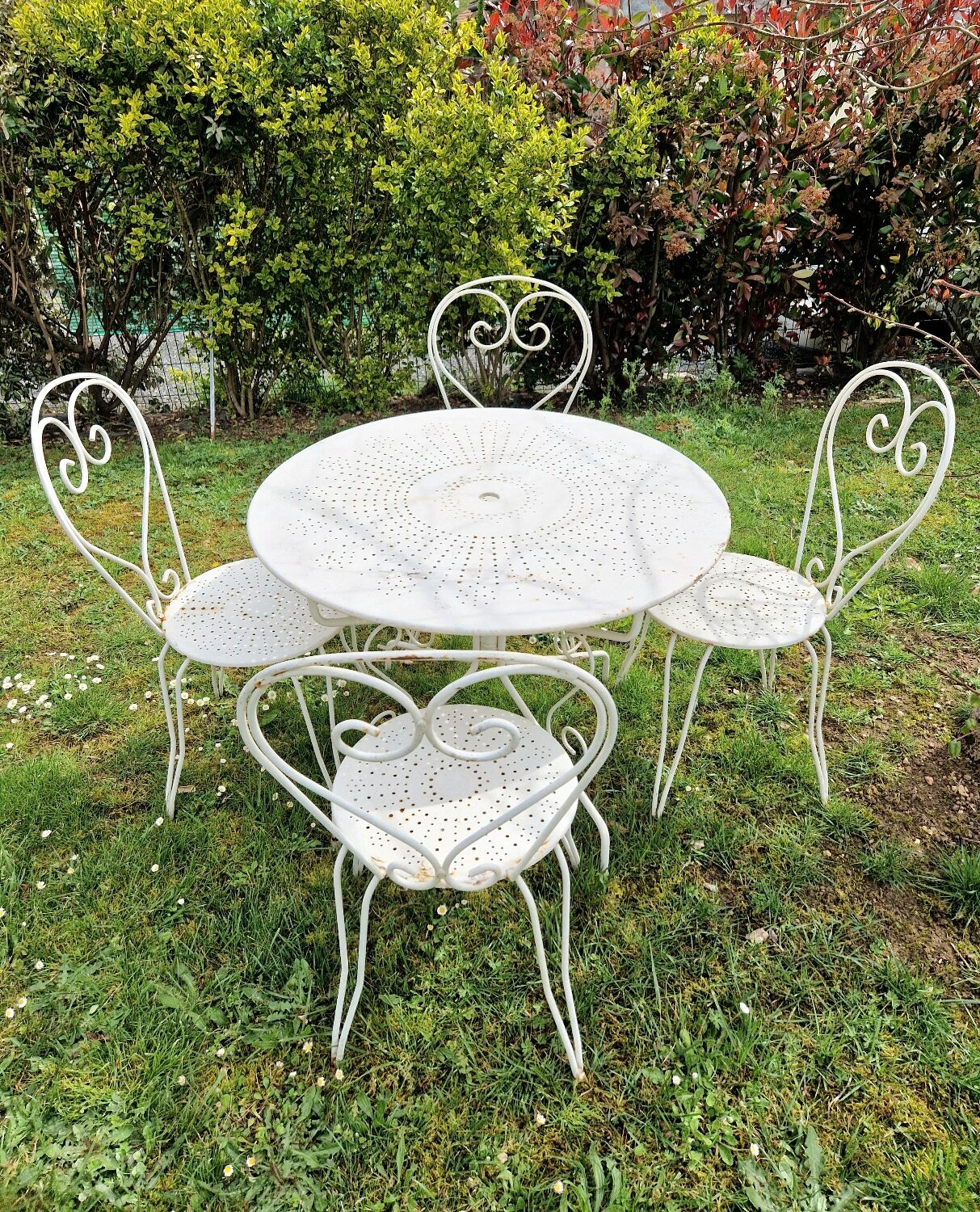 Garden furniture wrought iron