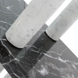 Italian Carrara marble dining table 1970s