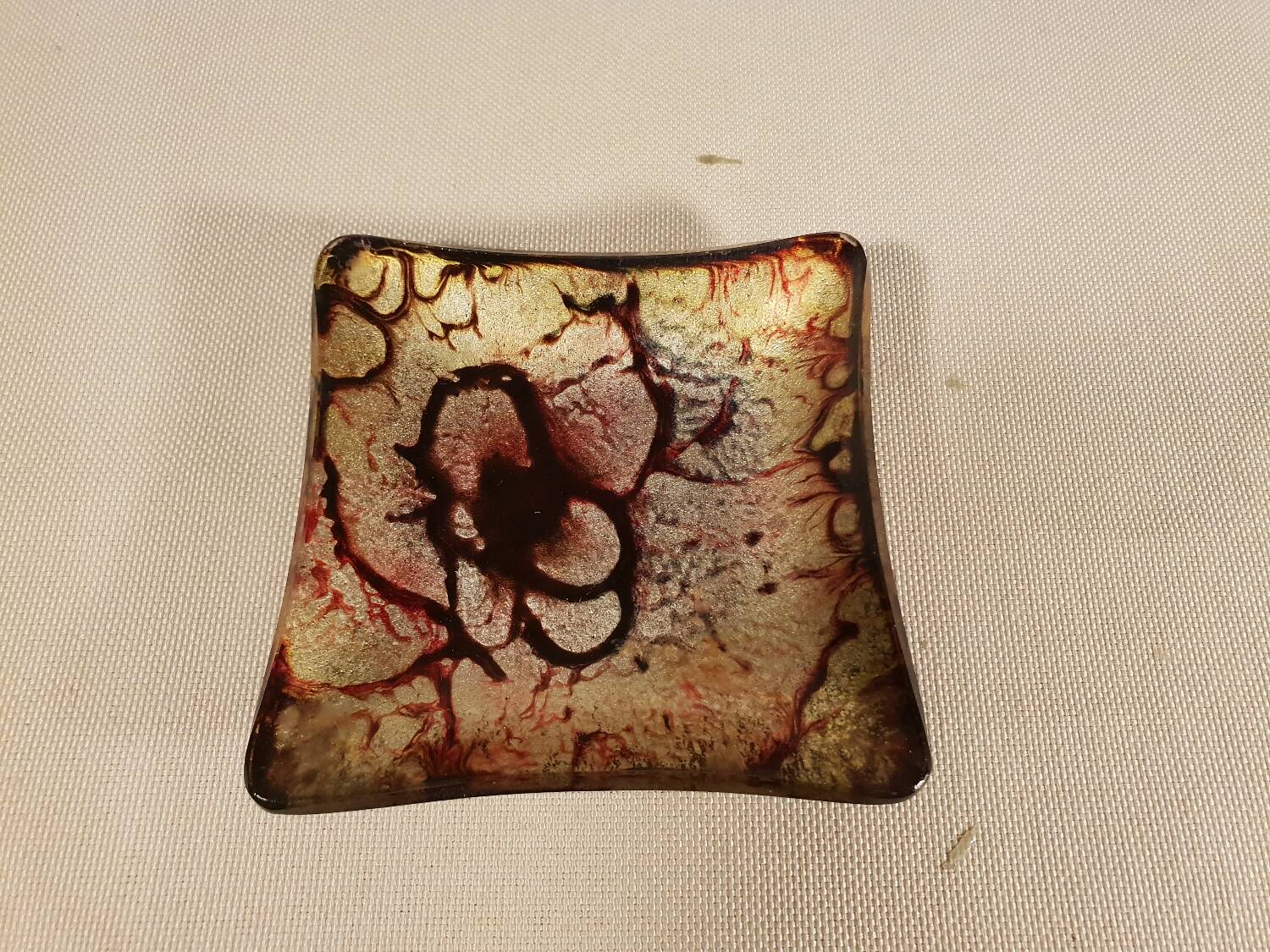 Glass ashtray