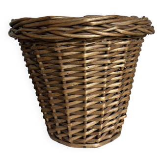 XL wicker planter from basket makers 1960