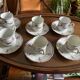 Limoges porcelain coffee cups and saucers