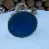 Patinated silver candlestick