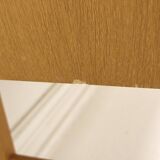 Scandinavian "silhouette" mirror in oak, Sweden, 1960