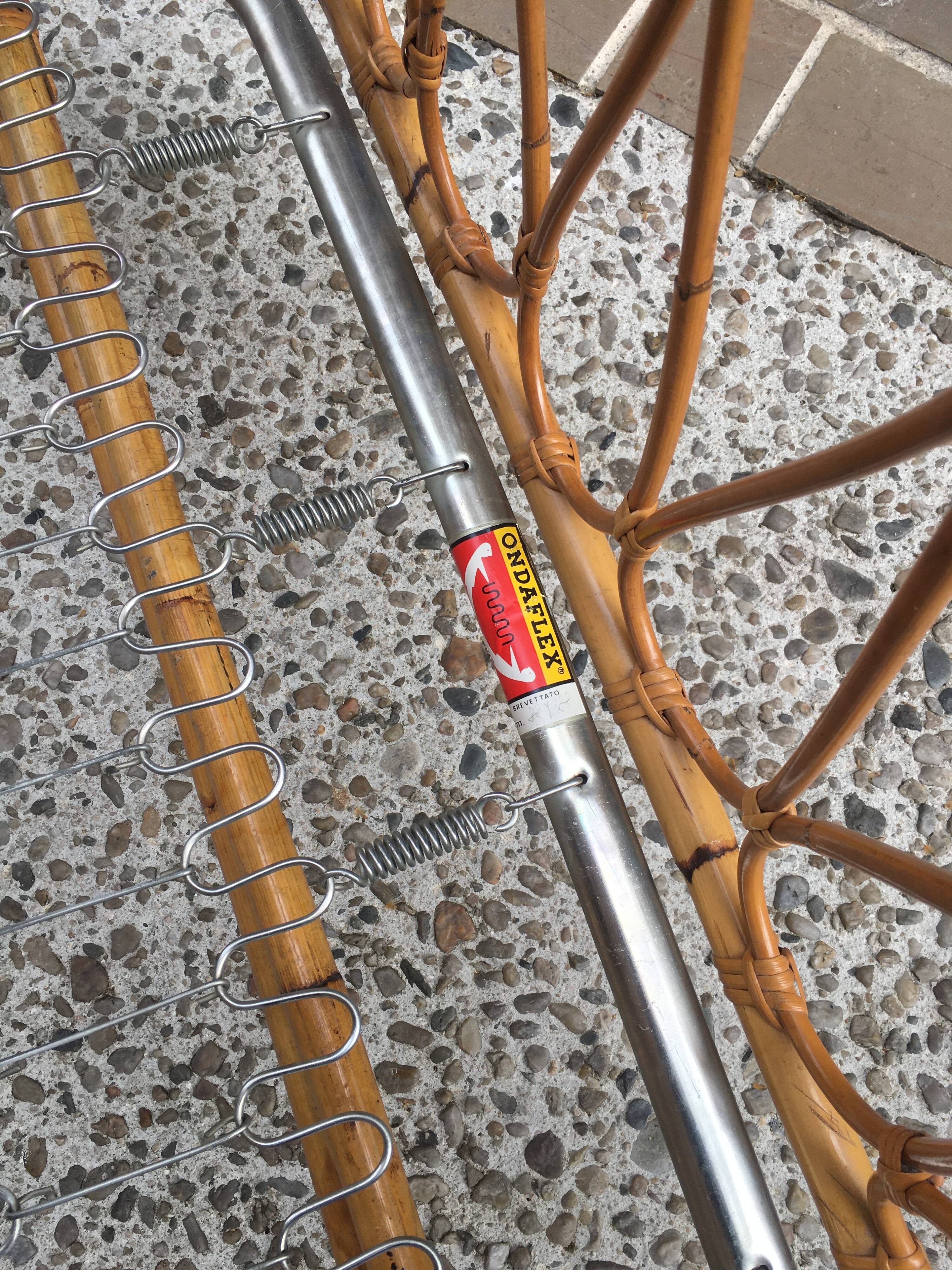 1-seat rattan basket bed