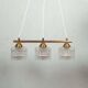 Vintage glass suspension for dining table