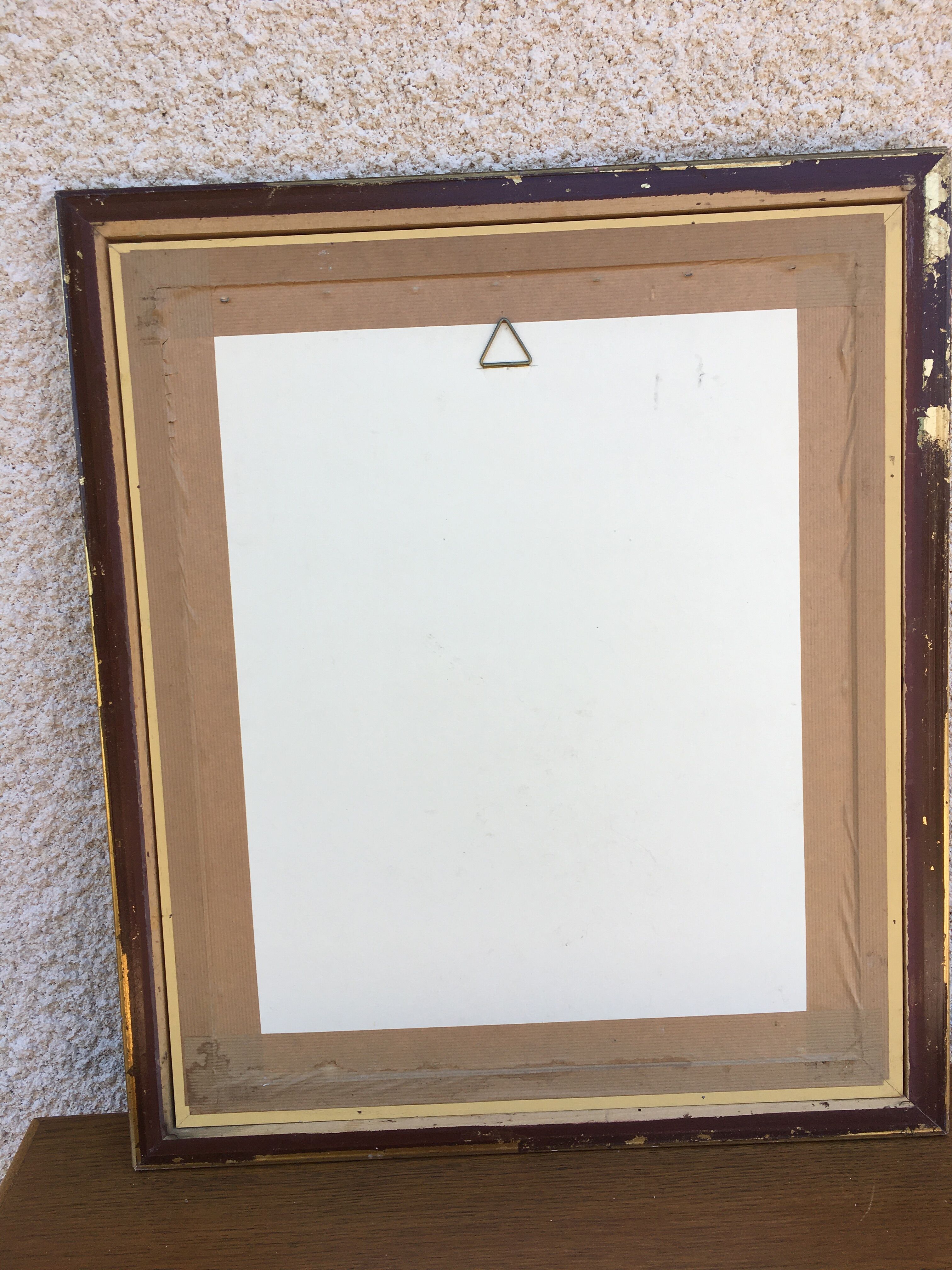 Painting on wood bouquet of flowers