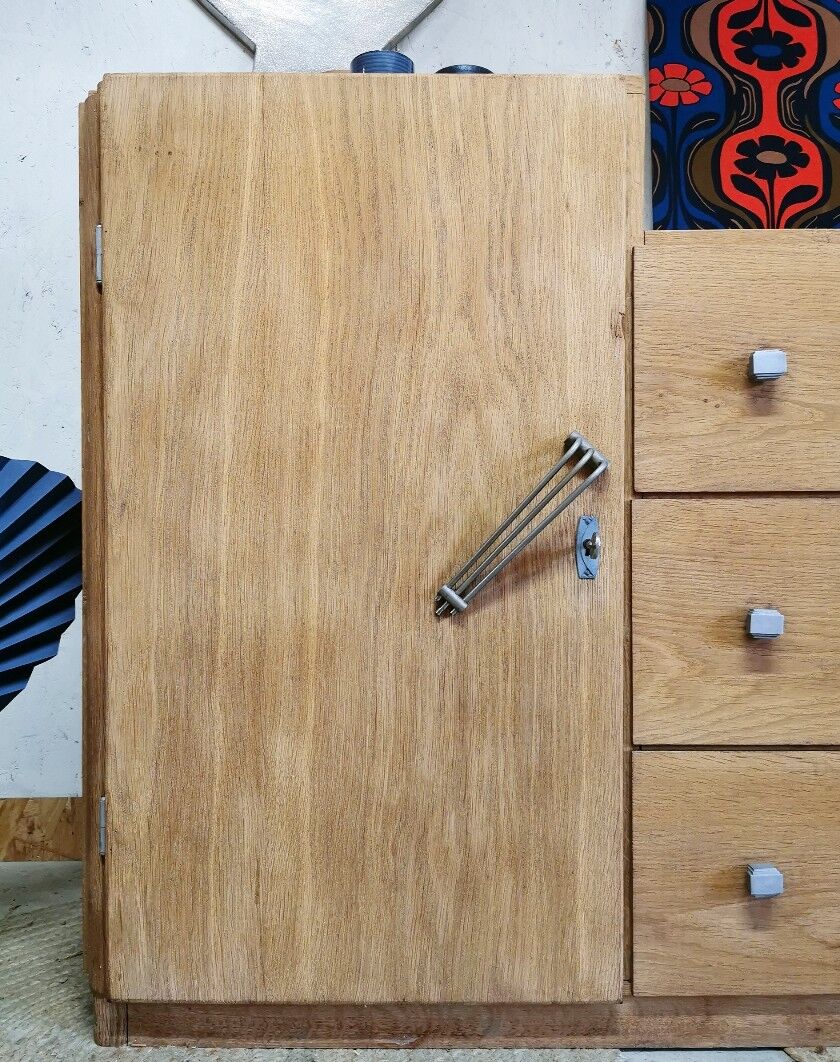 Asymmetrical art deco dresser