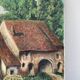 Tableau naïf ferme dans le Jura
