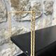 Double gold metal string shelves and black trays, vintage, 60s