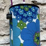 Vintage blue portable lamp