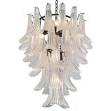 Lustre en cascade en verre de murano Selle