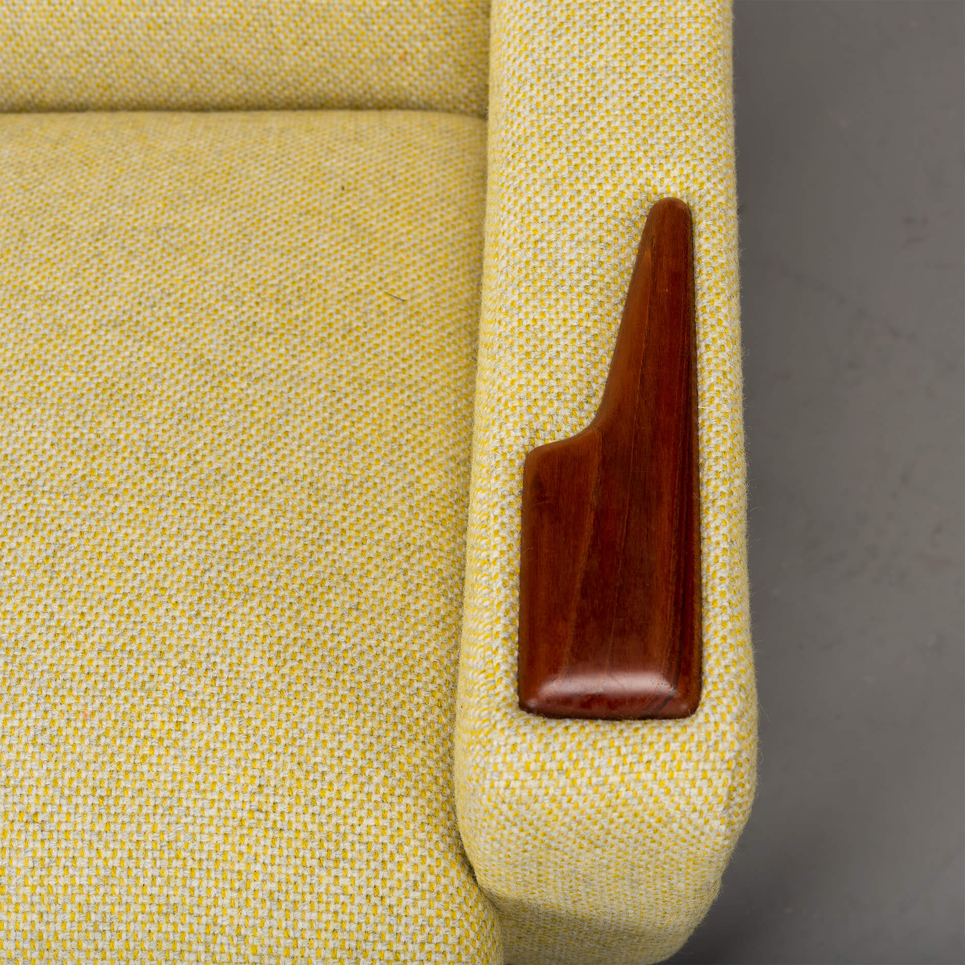 Reupholstered Vintage Armchair by Johannes Andersen, 1960s