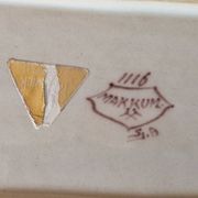 Plat à cake ou à harengs en faience de Royal Tichelaar Makkum