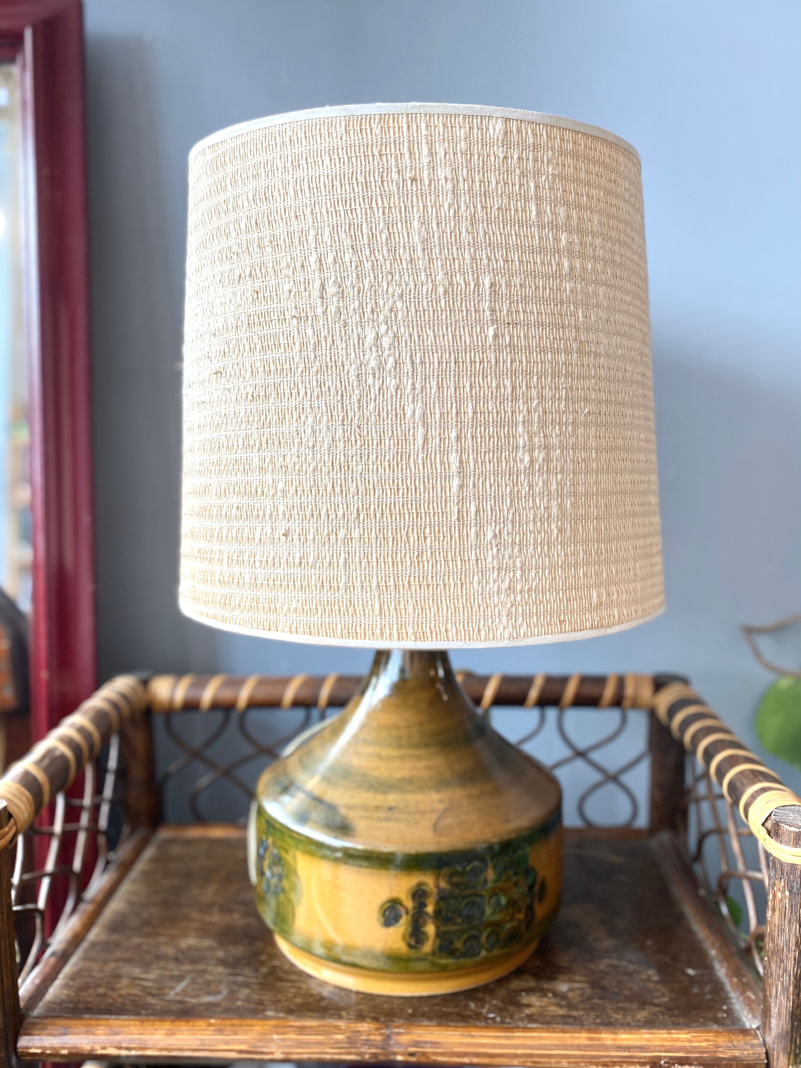 Danish ceramic lamp Hanne Stentoj from the 1960s.