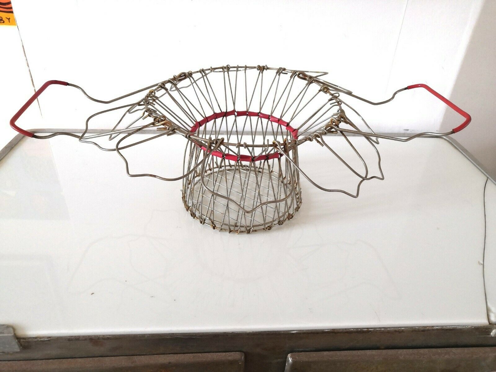 50s steel yarn salad pannier