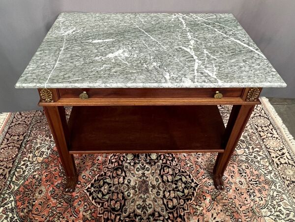 Table d'appoint style empire en acajou, 19ème siècle