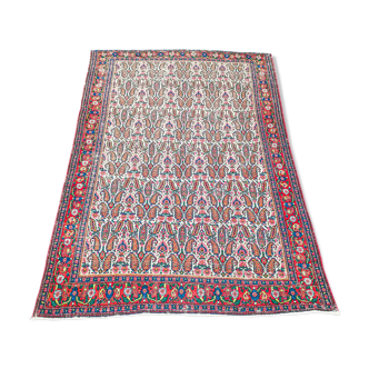 Senna ancient Persian Oriental carpet handmade 2.06 x 1.34 m