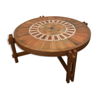 Coffee table roger capron, Vintage circa 1960
