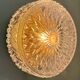 Vintage glass moulded globe wall/ceiling light.