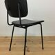 Airborne chair, Carolina Prefacto, 1950, metal and black skai