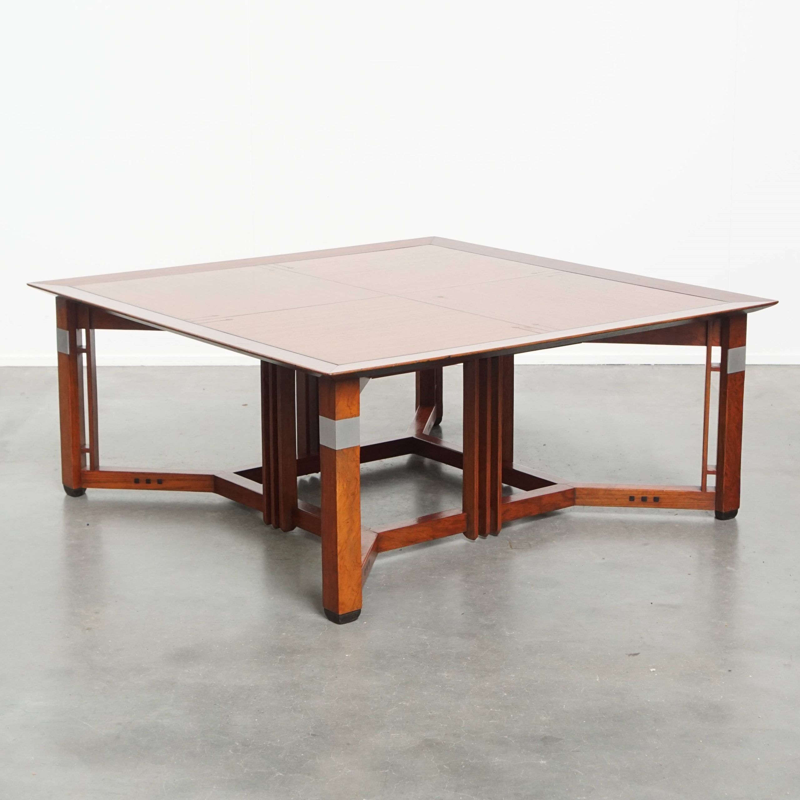 Square Art Deco coffee table by Schuitema from the Decoforma series