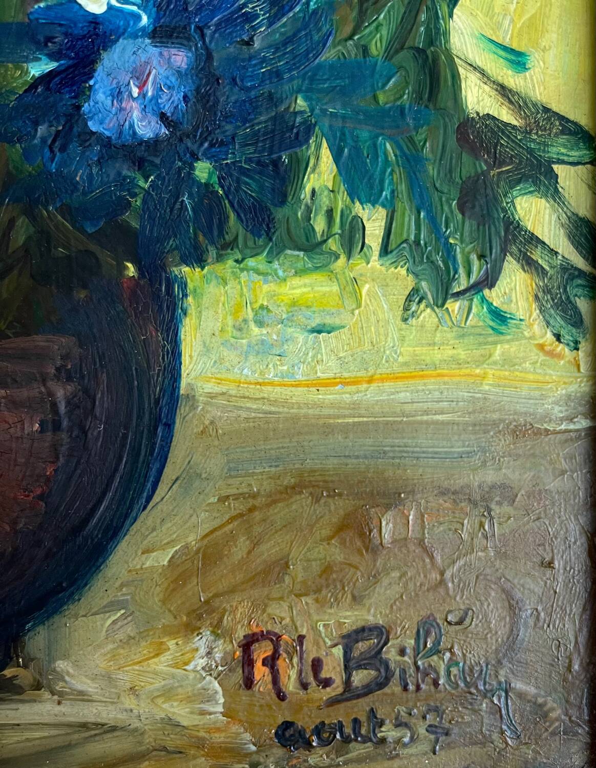 Oil on wood 1957