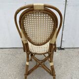 Rattan bistro chair 1970