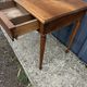 small Directoire desk in solid walnut