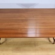 Important Shuttered Table in Sapelli Mahogany, Directoire style – 1970
