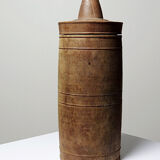 Old turned wooden case/box, 19th-20th century, mechanical? beekeeping?