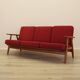 Red sofa CIGAR, Danish design, 1960s, Hans J. Wegner for Getama