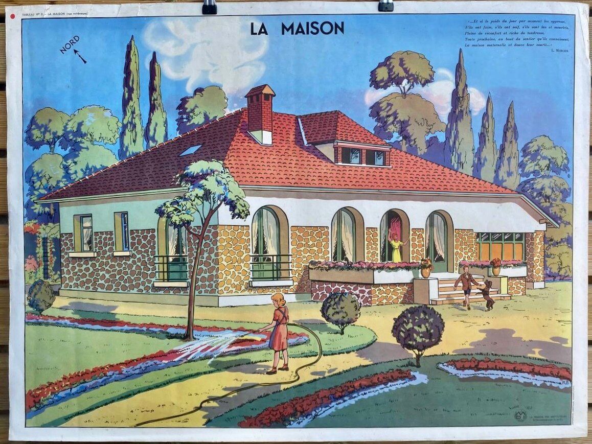 Technical poster - the house - the frame