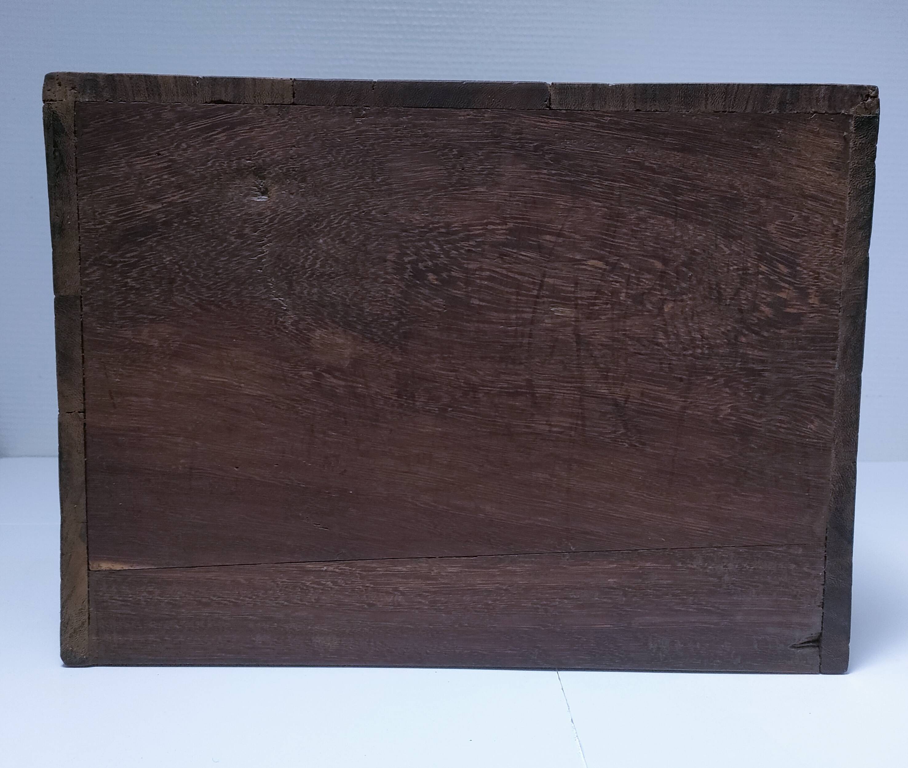 vintage patinated solid wood shelf