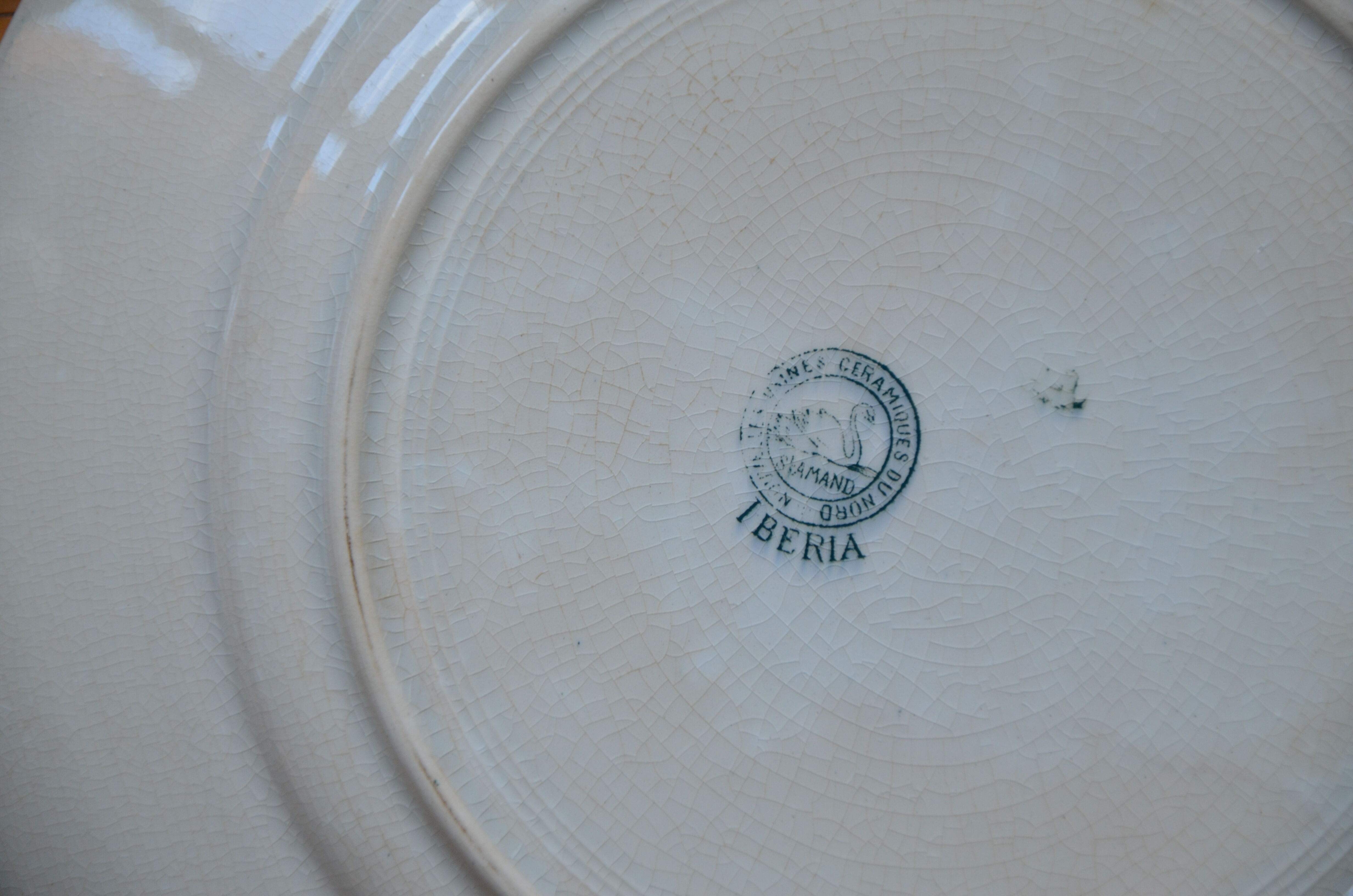 Lot de 6 assiettes Saint Amand collection Ibéria
