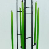 Vintage filigree mid century candleholder iron 60s