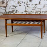 Scandinavian teak coffee table by Grete Jalk, 1960