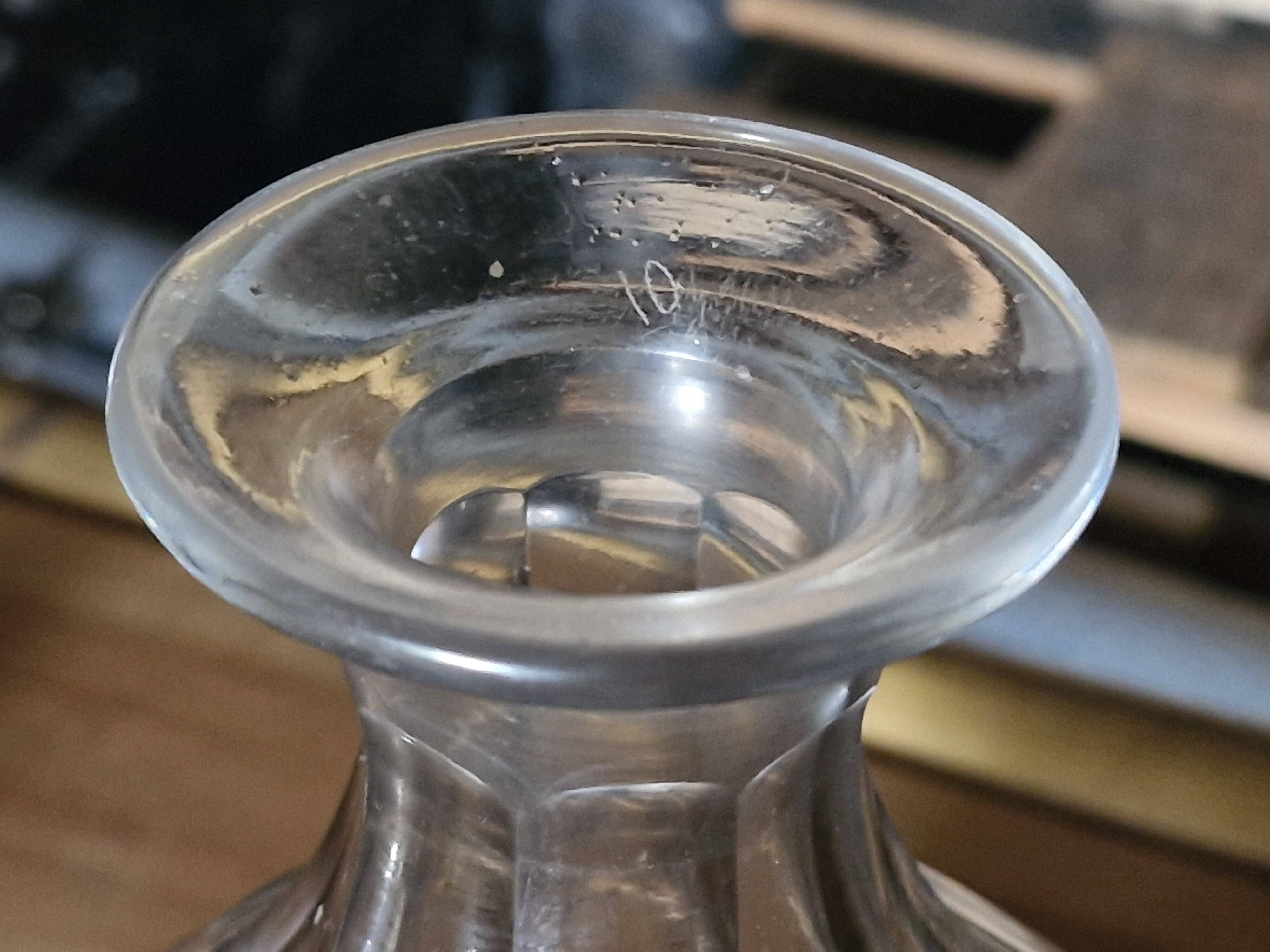 Antique cut crystal carafe - Val St Lambert ??