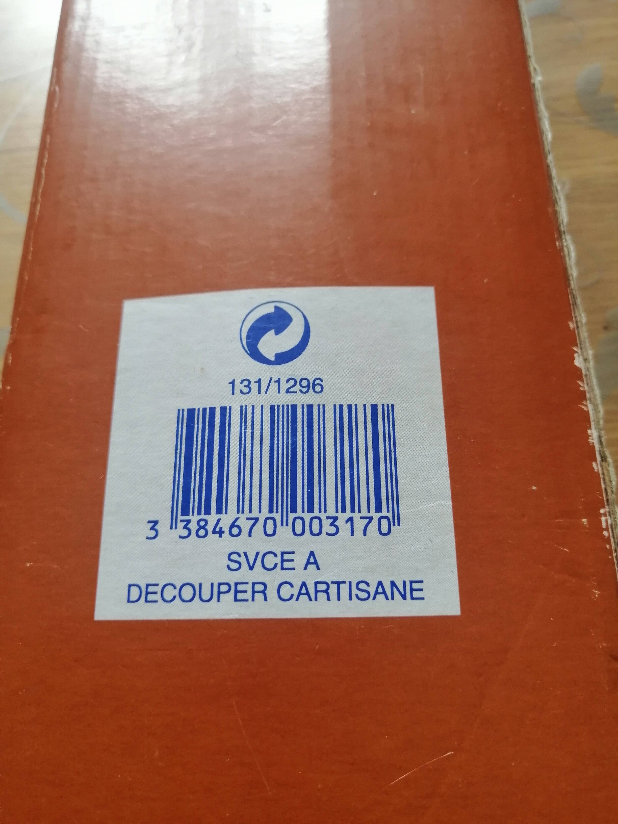 Service to cut silver-plated metal cartisane