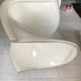 Pair of Verner Panton S chairs in fiberglass, Series 1, 1967