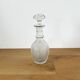 Diamond point glass carafe 1960