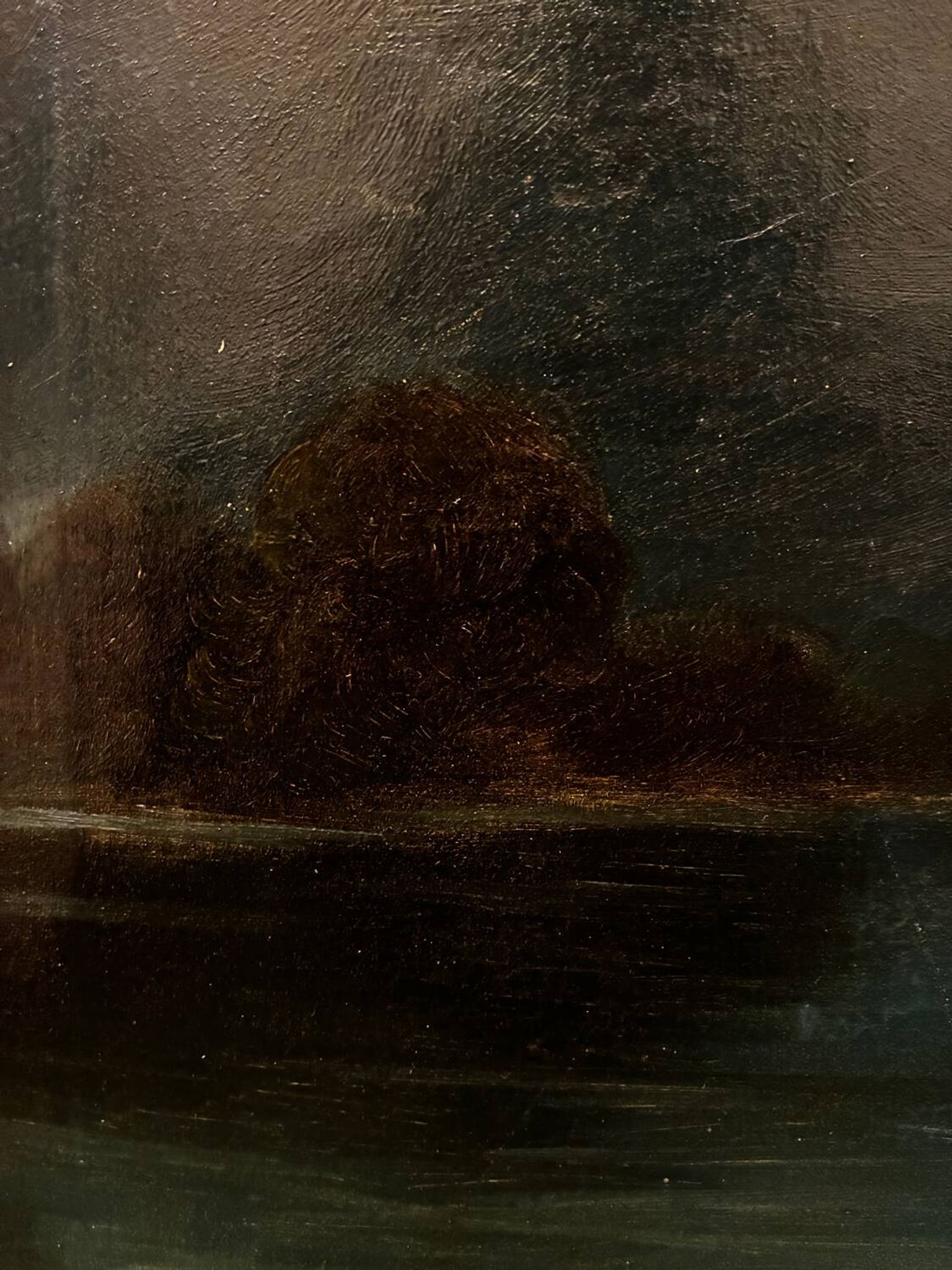 Mill landscape by the water, 20th century, signed