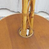 70s rattan lamppost
